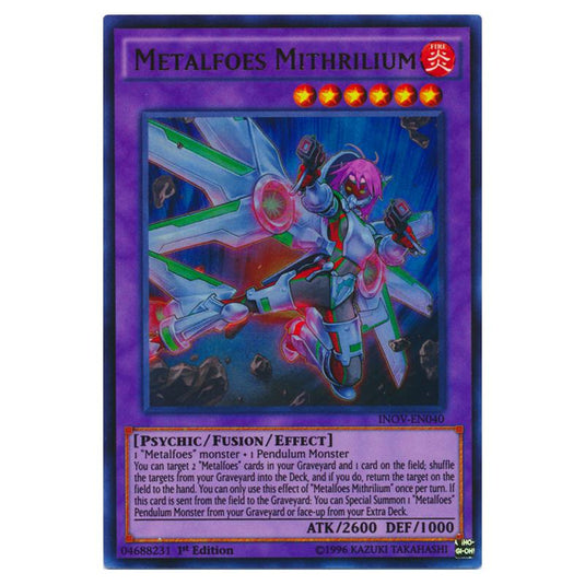 Yu-Gi-Oh! - Invasion - Vengeance - Metalfoes Mithrilium (Ultra Rare) INOV-EN040