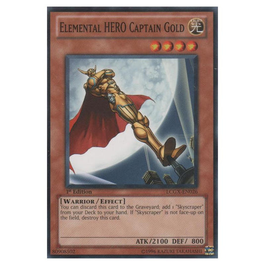 Yu-Gi-Oh! - Legendary Collection 2 - The Duel Academy Years Mega Pack - Elemental HERO Captain Gold (Common) LCGX-EN026