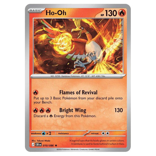 Pokemon - Mega Evolution - Chaos Rising - Ho-Oh - 010/086