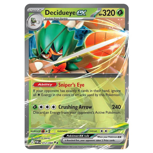 pokemon decidueye card Pokemon - Mega Evolution - Perfect Order - Decidueye ex