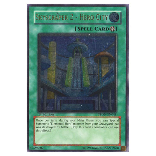 Yu-Gi-Oh! - Strike of Neos - Skyscraper 2 - Hero City (Ultimate Rare) STON-EN048
