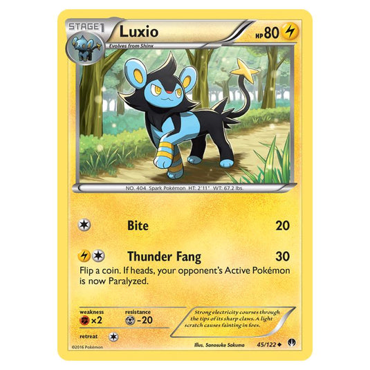 Pokemon - XY - Breakpoint - Luxio - 45/122 (Reverse Holo)