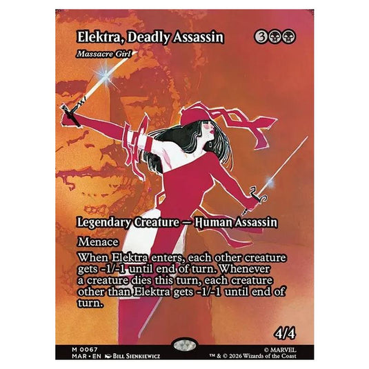 Magic The Gathering - Marvel Universe - Massacre Girl - 0067