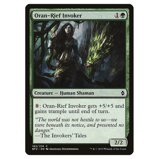 Magic The Gathering - Battle For Zendikar - Oran-rief Invoker - 182/274 (Foil)
