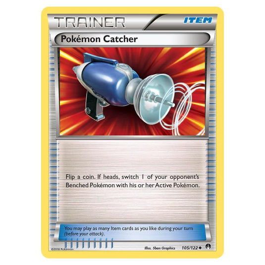 Pokemon - XY - Breakpoint - Pokémon Catcher - 105/122 (Reverse Holo)