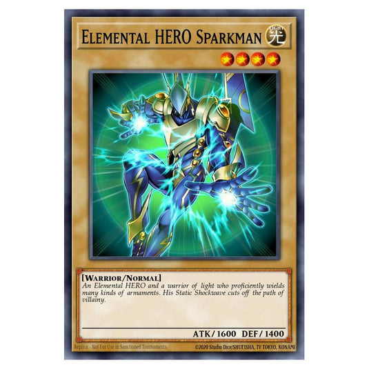 Yu-Gi-Oh! - Speed Duel GX - Duel Academy Box - Elemental HERO Sparkman (Common) SGX1-ENA04