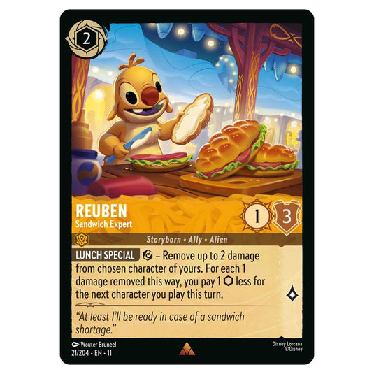 Lorcana - Winterspell - Reuben - Sandwich Expert (Rare) - 021/204