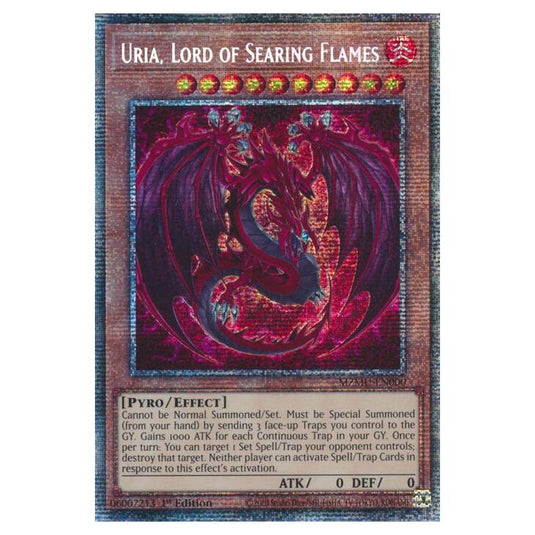 Yu-Gi-Oh! - Maze of Muertos - Uria, Lord of Searing Flames (Starlight Rare) - MZMU-EN000sl