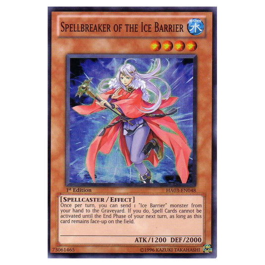 Yu-Gi-Oh! - Hidden Arsenal 3 - Spellbreaker of the Ice Barrier (Super Rare) HA03-EN048