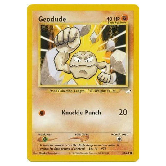 Pokemon - Neo Revelation - Geodude - 44/64/64