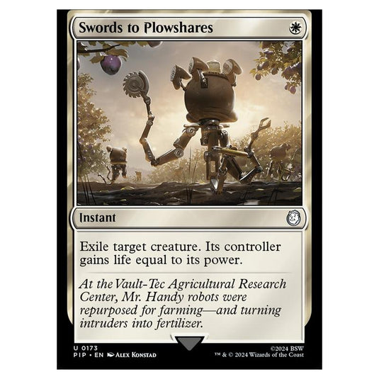 Magic The Gathering - Universes Beyond - Fallout - Swords to Plowshares - 0173