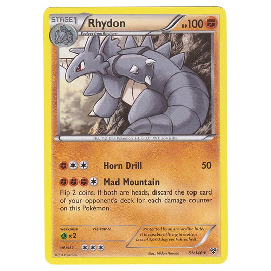 Pokemon - XY Base Set - Rhydon - 61/146