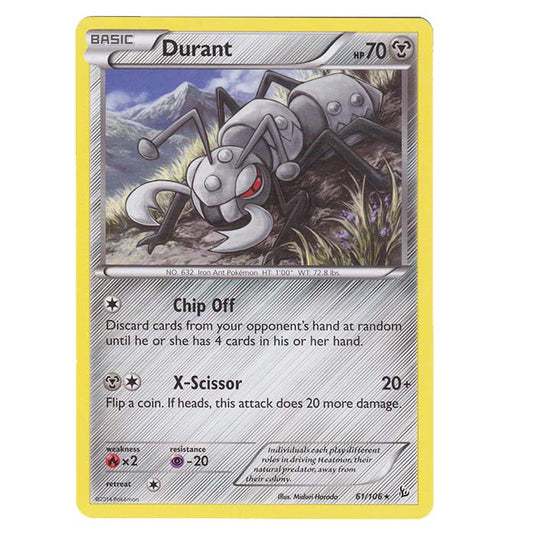 Pokemon - XY - Flashfire - Durant - 61/106