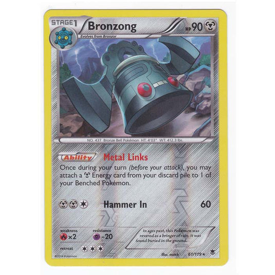 Pokemon - XY Phantom Forces - (Reverse Holo) - Bronzong - 61/119