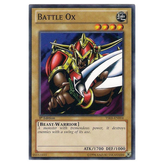 Yu-Gi-Oh! - Starter Deck - Kaiba Reloaded - Battle Ox (Common) YSKR-EN004