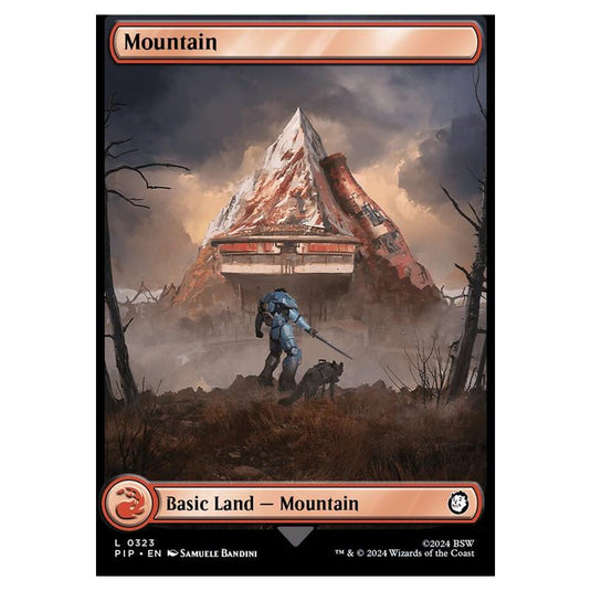 Magic The Gathering - Universes Beyond - Fallout - Mountain - 0323