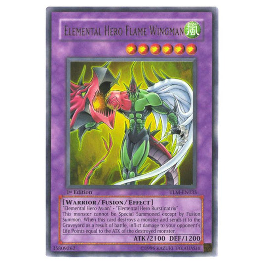 Yu-Gi-Oh! - The Lost Millennium - Elemental HERO Flame Wingman (Ultra Rare) TLM-EN035