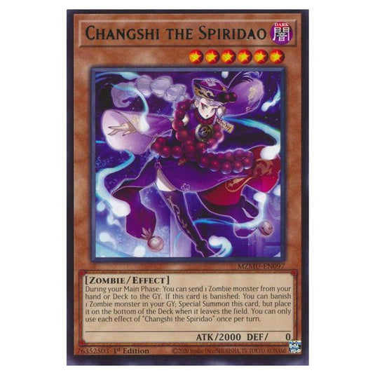 Yu-Gi-Oh! - Maze of Muertos - Changshi the Spiridao (Rare) - MZMU-EN097