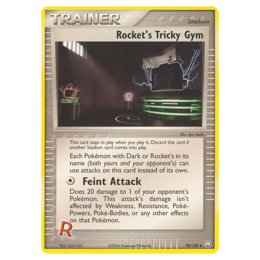 Pokemon - EX Team Rocket Returns - Rocket's Tricky Gym - 090/109