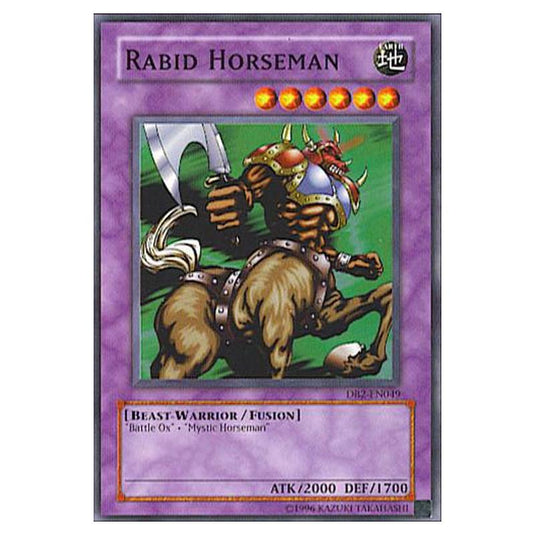 Yu-Gi-Oh! - Dark Beginning 2 - Rabid Horseman (Common) DB2-EN049