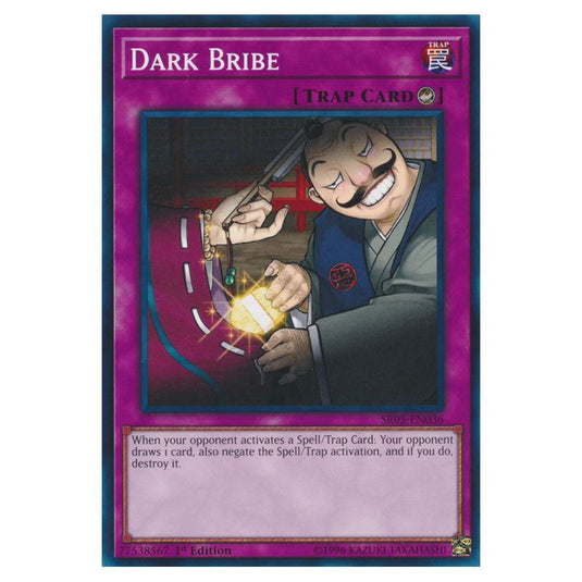 Yu-Gi-Oh! - Structure Deck - Wave of Light - Dark Bribe (Common) SR05-EN036