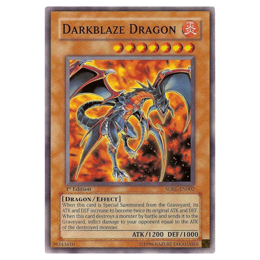 Yu-Gi-Oh! - Rise of the Dragon Lords Structure Deck - Darkblaze Dragon (Common) SDRL-EN002