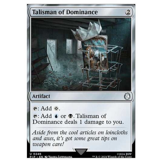 Magic The Gathering - Universes Beyond - Fallout - Talisman of Dominance - 0246