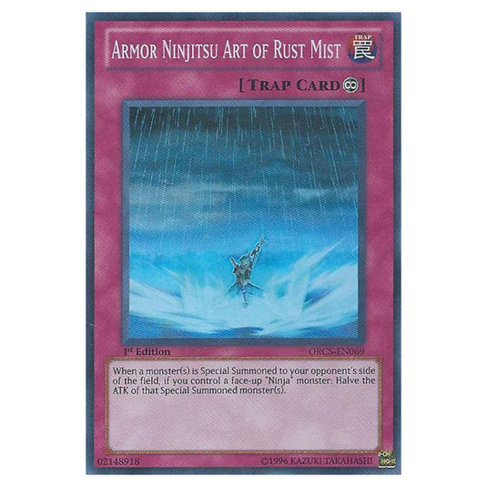 Yu-Gi-Oh! - Order of Chaos - Armor Ninjitsu Art of Rust Mist (Super Rare) ORCS-EN069