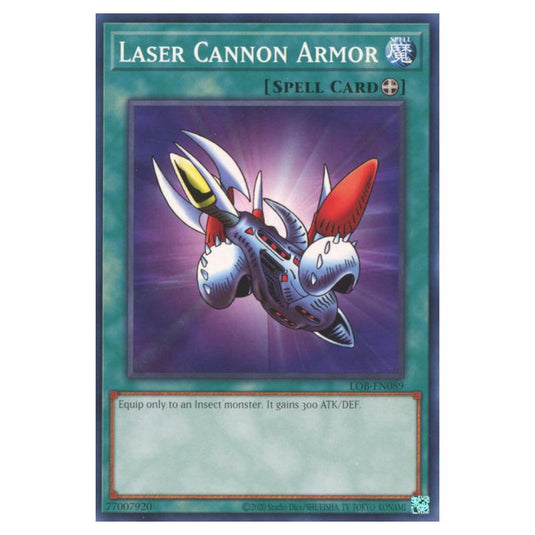 Yu-Gi-Oh! - Legend of Blue Eyes White Dragon (25th Anniversary Edition) - Laser Cannon Armor (Common) - LOB25-EN089