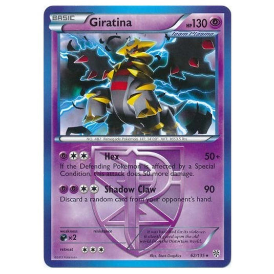 Pokemon - Black & White - Plasma Storm - Giratina - 62/135