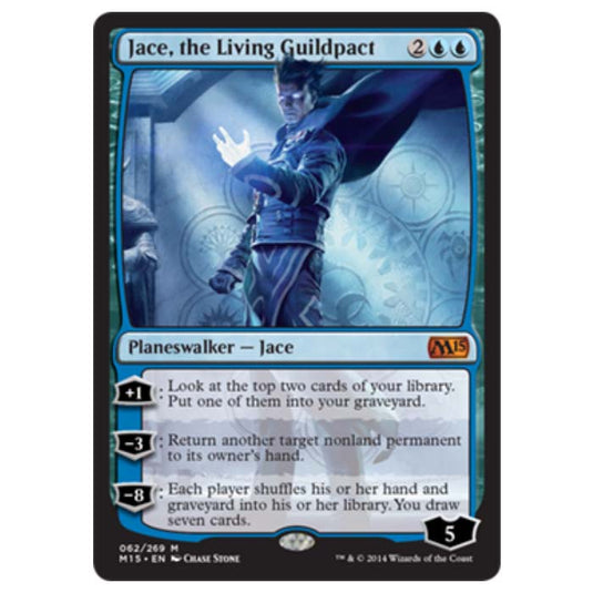 Magic the Gathering - M15 Core Set - Jace, the Living Guildpact - 62/269