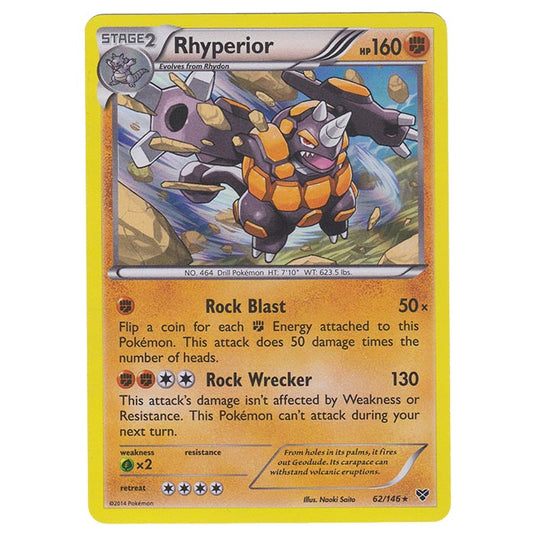 Pokemon - XY Base Set - Rhyperior - 62/146