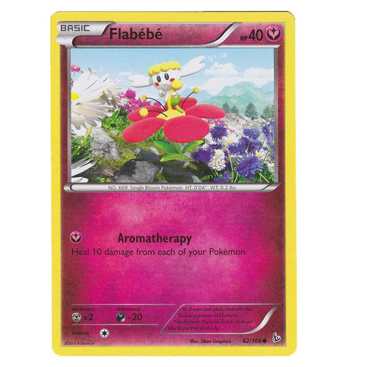 Pokemon - XY - Flashfire - Flabebe - 62/106