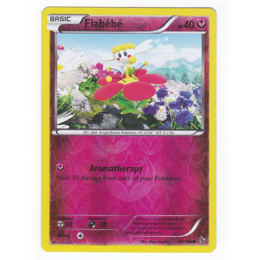 Pokemon - XY - Flashfire - (Reverse Holo) Flabebe - 62/106