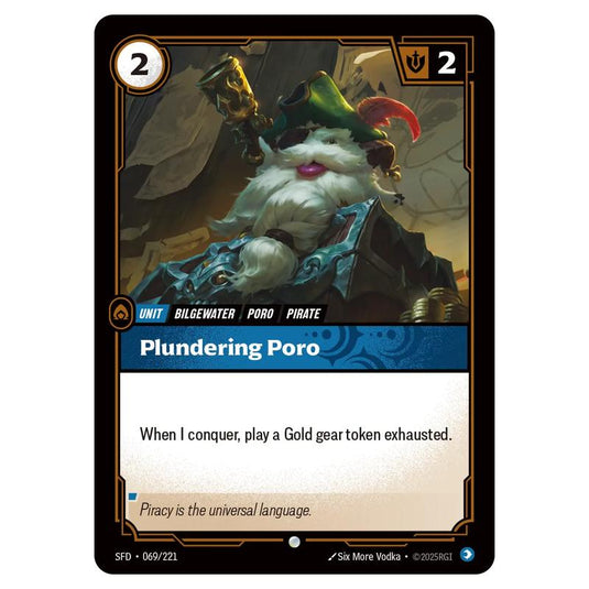 Riftbound: League of Legends TCG - Spiritforged - Plundering Poro - 069/221