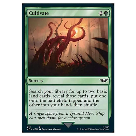 Magic The Gathering - Universes Beyond - Warhammer 40k - Cultivate - 211/168