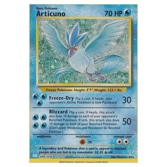 Pokemon - Pokémon Trading Card Game Classic - Blastoise & Suicune ex Deck - Articuno 009