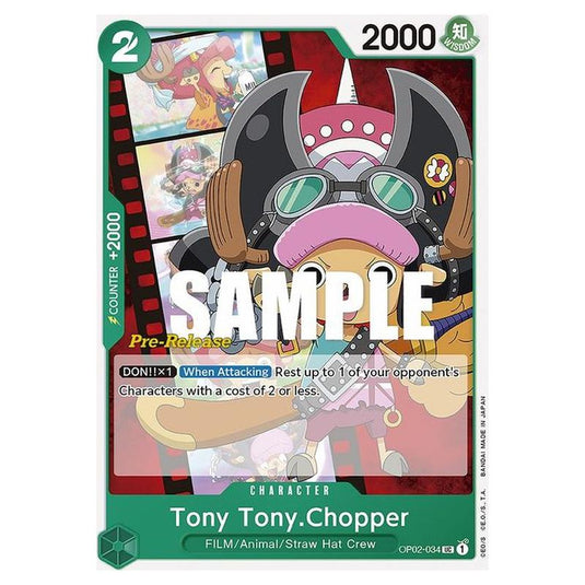 One Piece - OP-02: Paramount War Promos - Tony Tony.Chopper - OP02-034