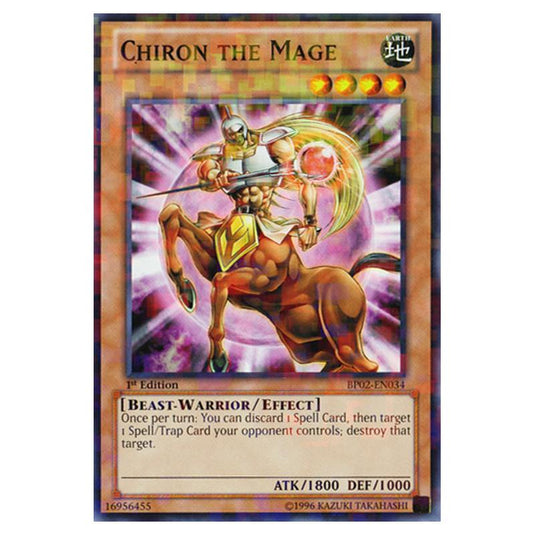 Yu-Gi-Oh! - Battle Pack 2 - War of the Giants - Chiron the Mage (Mosaic Rare) BP02-EN034