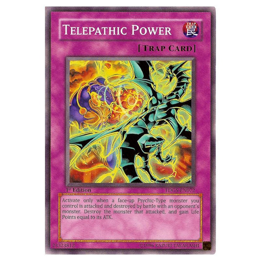 Yu-Gi-Oh! - The Duelist Genesis - Telepathic Power (Common) TDGS-EN072