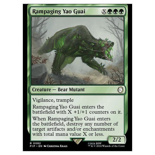 Magic The Gathering - Universes Beyond - Fallout - Rampaging Yao Guai - 0082