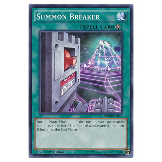 Yu-Gi-Oh! - 2014 Mega-Tin Mega Pack - Summon Breaker (Common) MP14-EN043