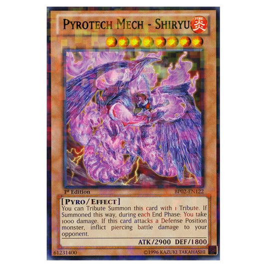 Yu-Gi-Oh! - Battle Pack 2 - War of the Giants - Pyrotech Mech - Shiryu (Mosaic Rare) BP02-EN122
