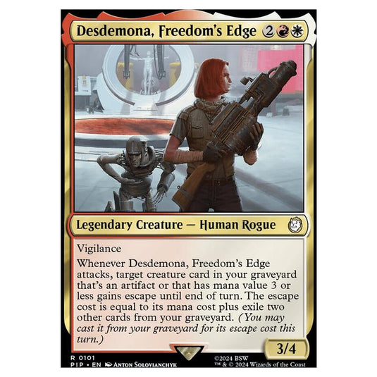 Magic The Gathering - Universes Beyond - Fallout - Desdemona, Freedom's Edge - 0101