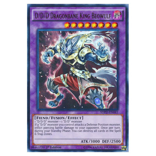 Yu-Gi-Oh! - Pendulum Domination Structure Deck - D/D/D Dragonbane King Beowulf (Ultra Rare) SDPD-EN041