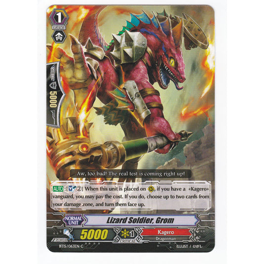 CFV - Infinite Rebirth - Lizard Soldier Grom - 63/102