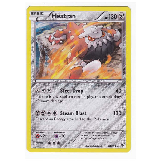 Pokemon - XY Phantom Forces - Heatran - 63/119