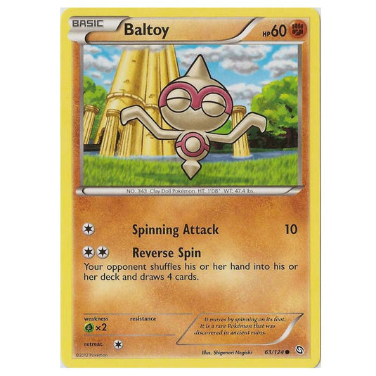 Pokemon - Black & White - Dragons Exalted - Baltoy - 63/124