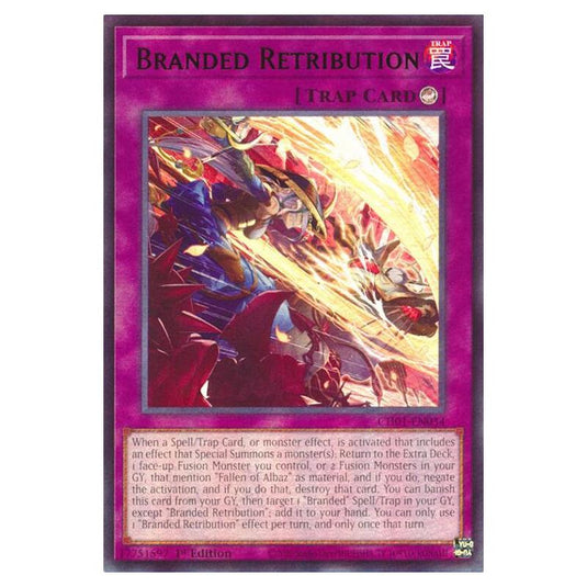 Yu-Gi-Oh! - The Chronicles Deck - The Fallen & The Virtuous - Branded Retribution (Ultra Rare) - CH01-EN034