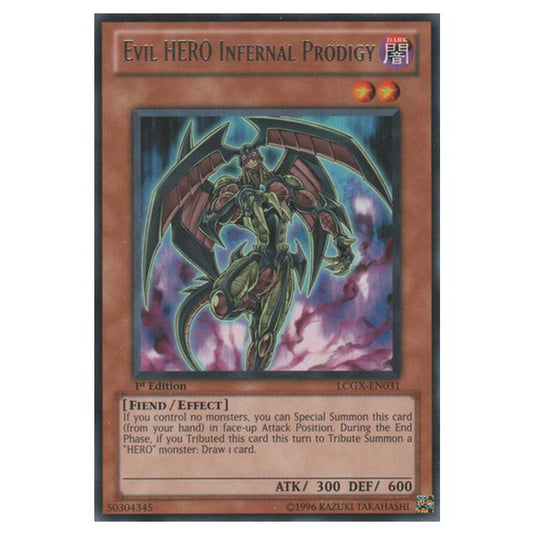 Yu-Gi-Oh! - Legendary Collection 2 - The Duel Academy Years Mega Pack - Evil HERO Infernal Prodigy (Rare) LCGX-EN031